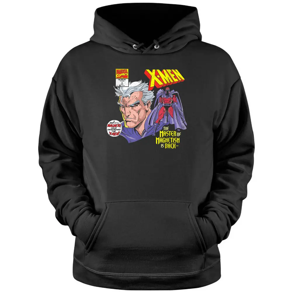 Marvel X-men Magneto Master Of Magnetism Comic Black T-shirt Pullover Hoodie