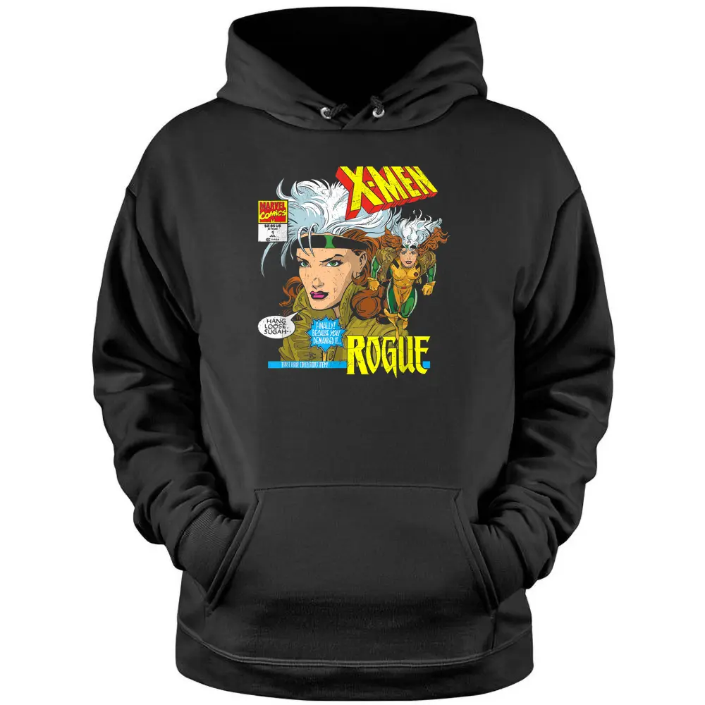 Marvel X-men Rogue Anna Marie Comic Black Pullover Hoodie