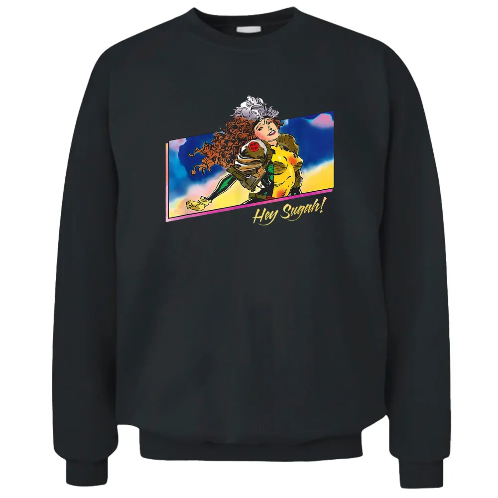 Marvel X-men Rogue Hey Sugah 90s Pullover Sweatshirt