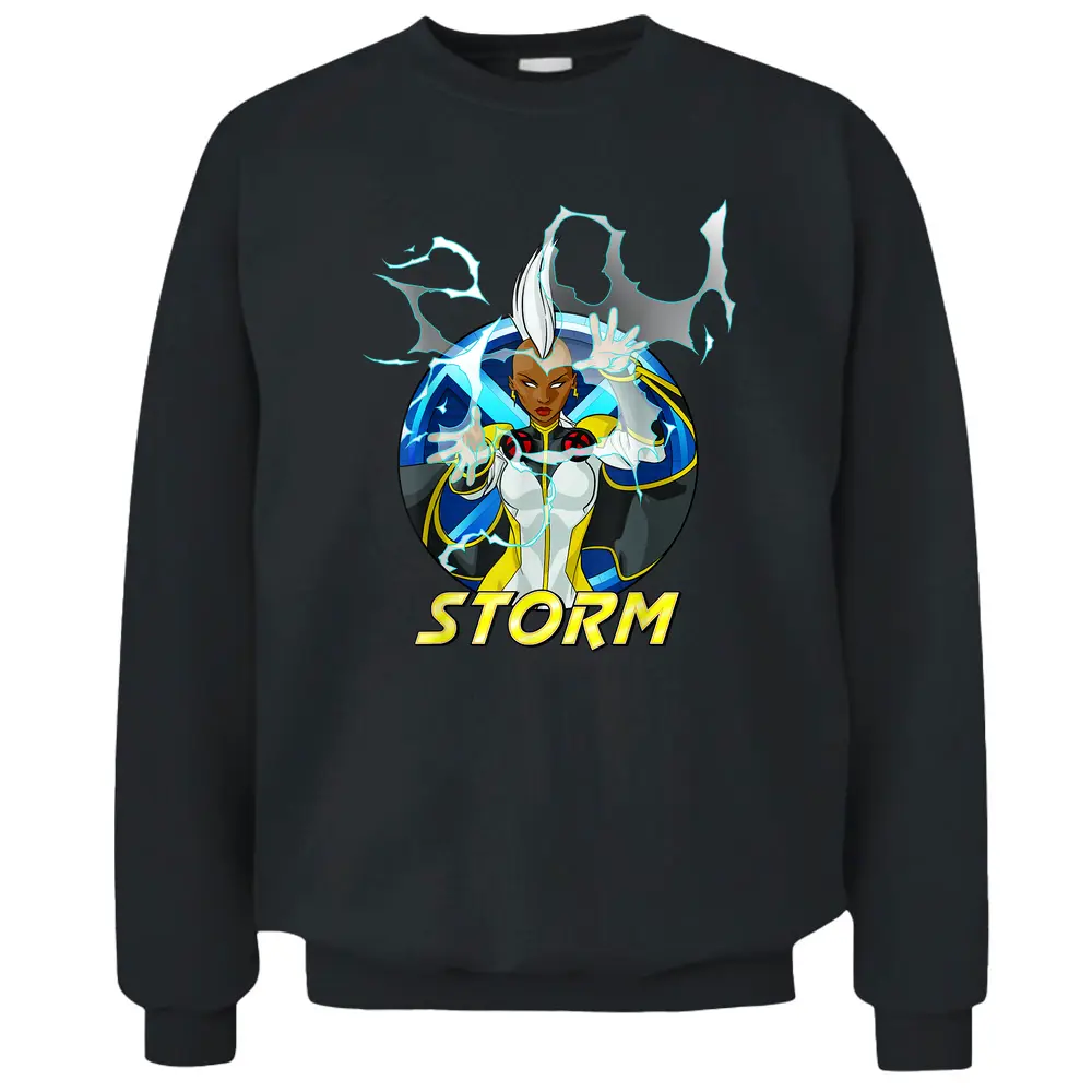 Marvel X-men Storm Action Portrait Pullover Sweatshirt