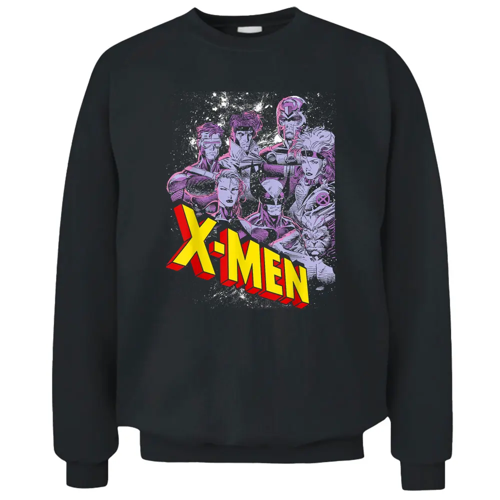 Marvel X-men Vintage Team Retro Graphic T-shirt Pullover Sweatshirt