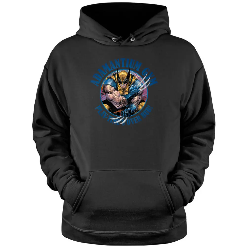 Marvel X-men Wolverine Adamantium Gym Pullover Hoodie