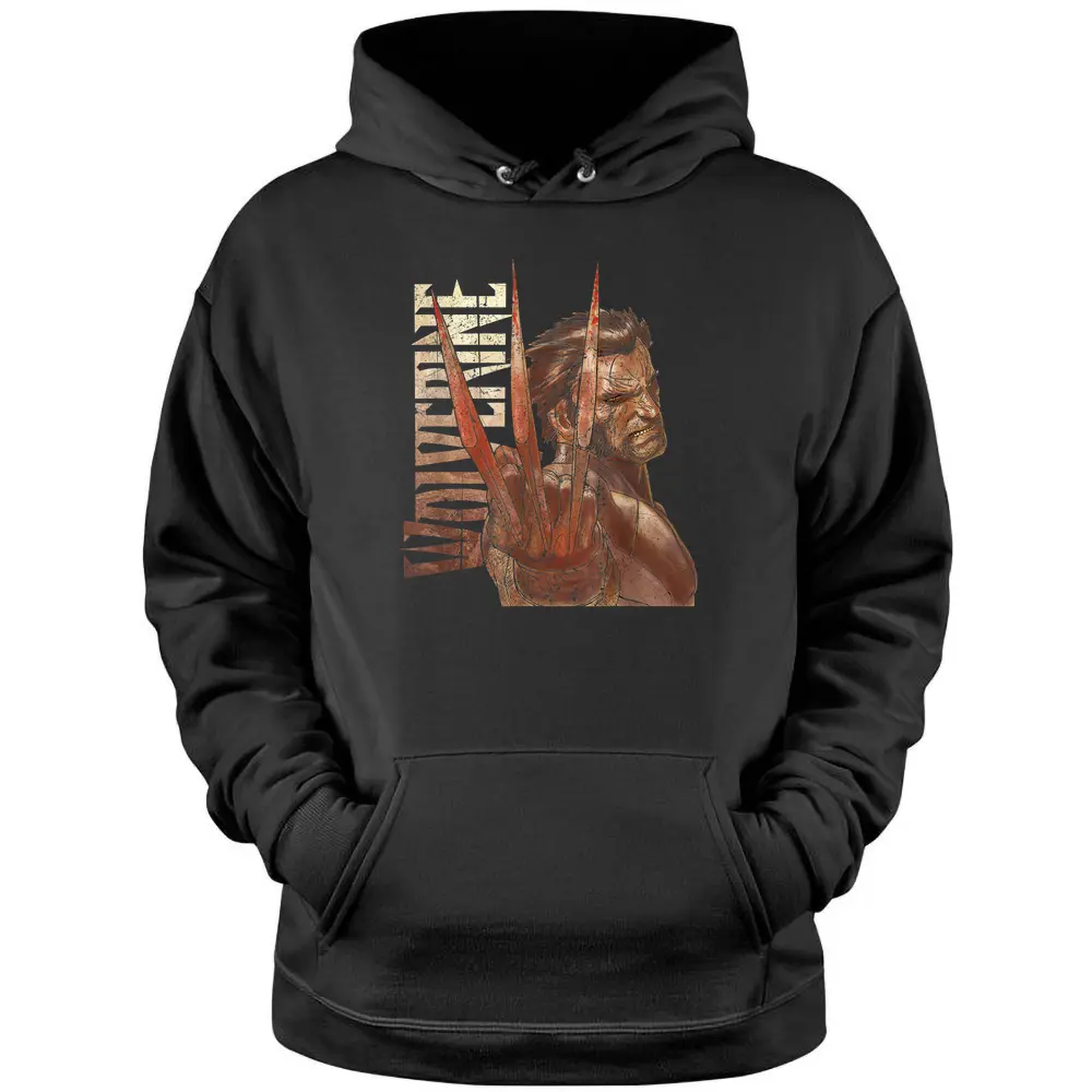 Marvel X-men Wolverine Three Claws Pullover Hoodie