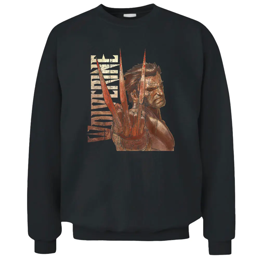 Marvel X-men Wolverine Three Claws Pullover Sweatshirt