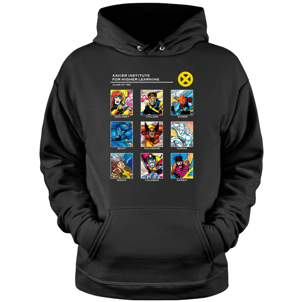 Marvel X-men Xavier Institute 90s Pullover Hoodie