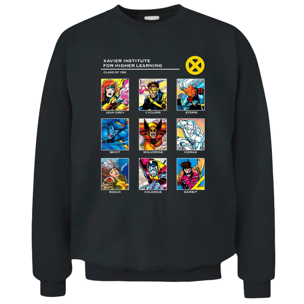 Marvel X-men Xavier Institute 90s Pullover Sweatshirt