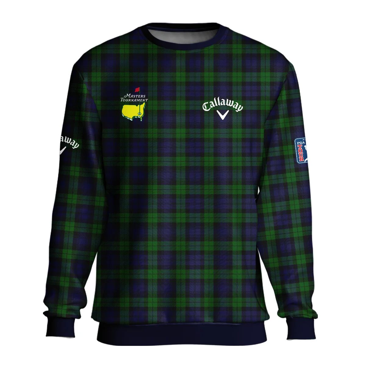 Masters Tournament Callaway Golf Zipper Hoodie Shirt Sports Green Purple Black Watch Tartan Plaid All Over Print Zipper Hoodie Shirt