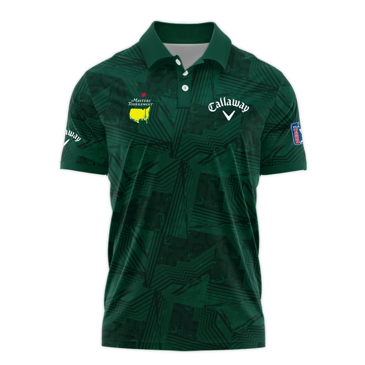 Masters Tournament Callaway Sublimation Sports Dark Green Polo Shirt Style Classic Polo Shirt For Men