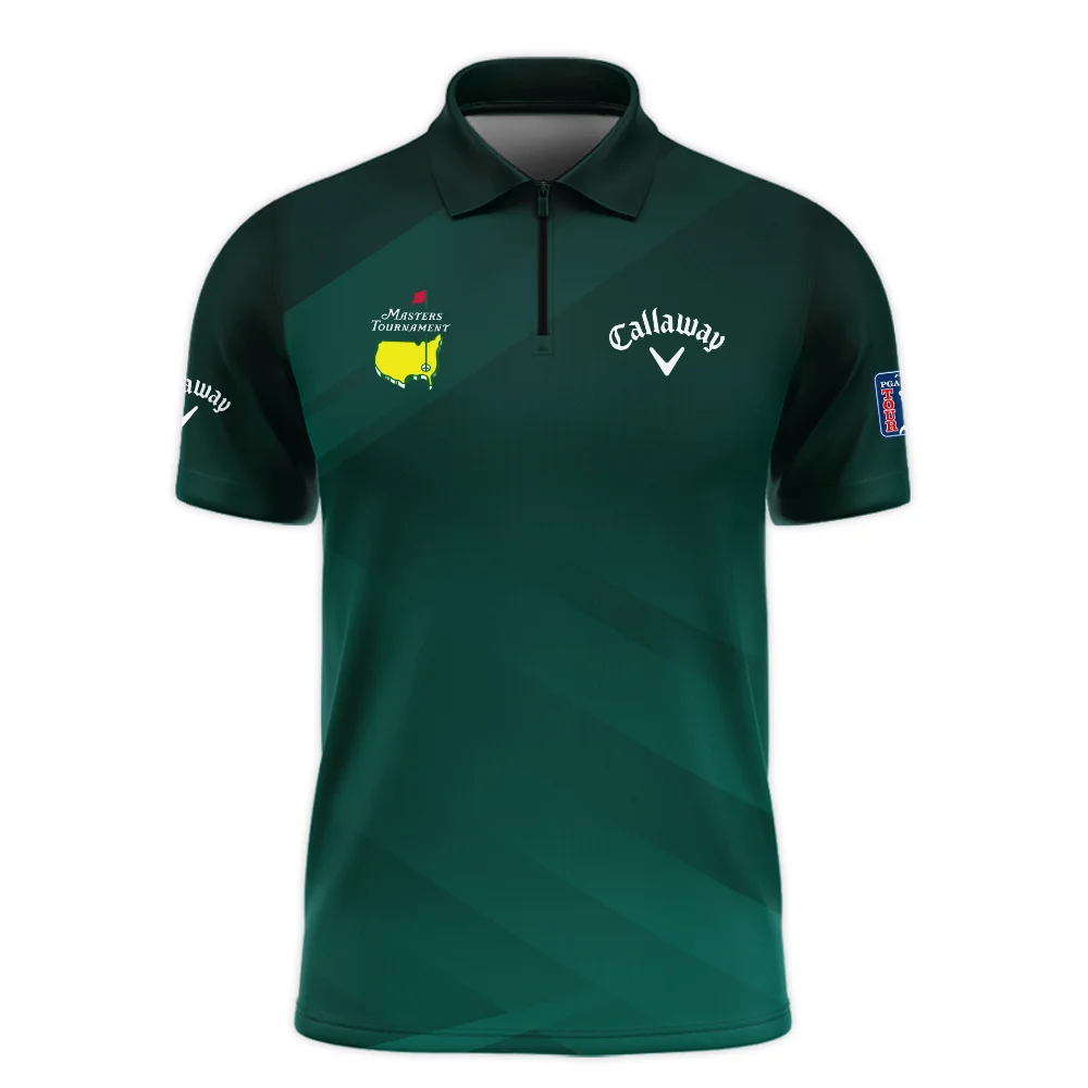 Masters Tournament Dark Green Gradient Golf Sport Callaway Polo Shirt Style Classic Polo Shirt For Men