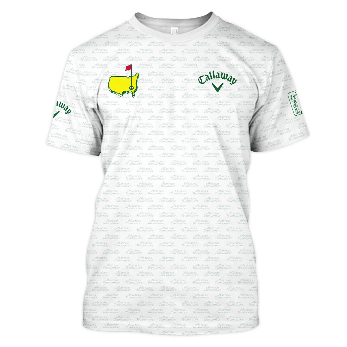 Masters Tournament Golf Callaway Hawaiian Shirt Logo Text Pattern White Green Golf Sports All Over Print Oversized Hawaiian Shirt