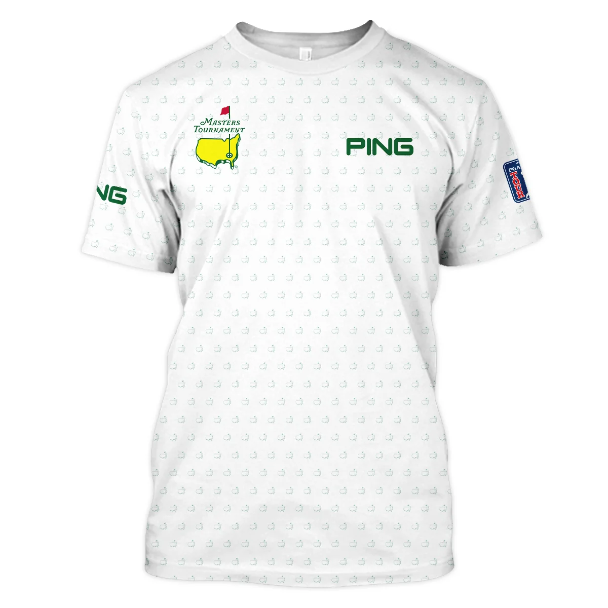 Masters Tournament Golf Ping Unisex T-Shirt Logo Pattern White Green Golf Sports All Over Print T-Shirt