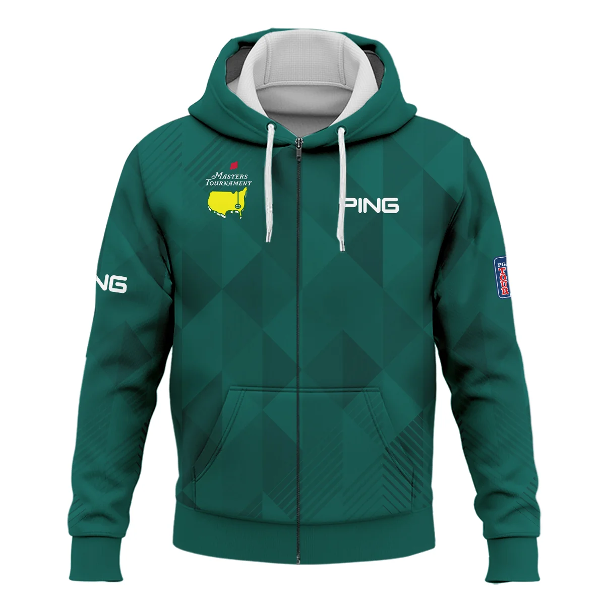 Masters Tournament Golf Sport Ping Hoodie Shirt Sports Triangle Abstract Green Hoodie Shirt
