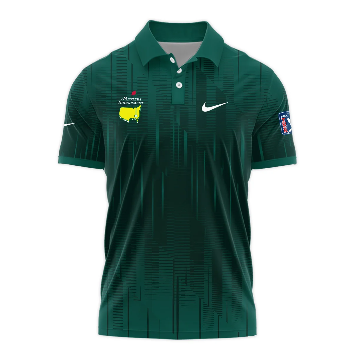 Masters Tournament Nike Dark Green Gradient Stripes Pattern Hoodie Shirt Style Classic Hoodie Shirt