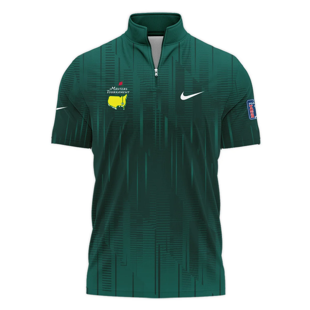Masters Tournament Nike Dark Green Gradient Stripes Pattern Bomber Jacket Style Classic Bomber Jacket