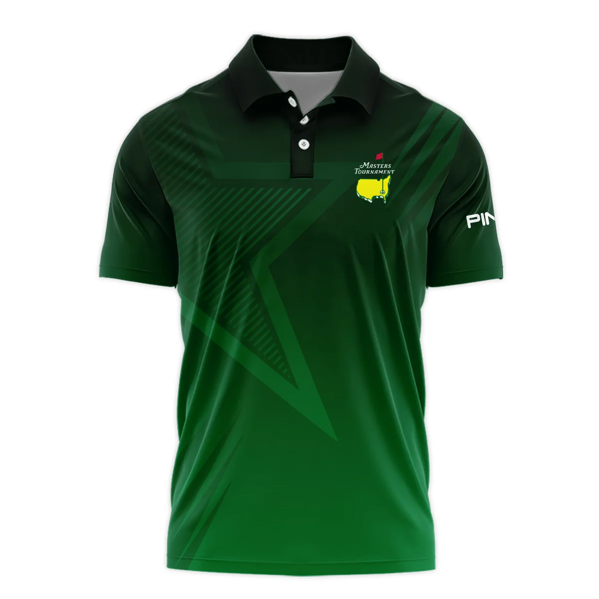 Masters Tournament Ping Star Dark Green Pattern Polo Shirt Style Classic Polo Shirt For Men