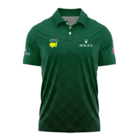 Masters Tournament Rolex Gradient Dark Green Pattern Polo Shirt Style Classic Polo Shirt For Men