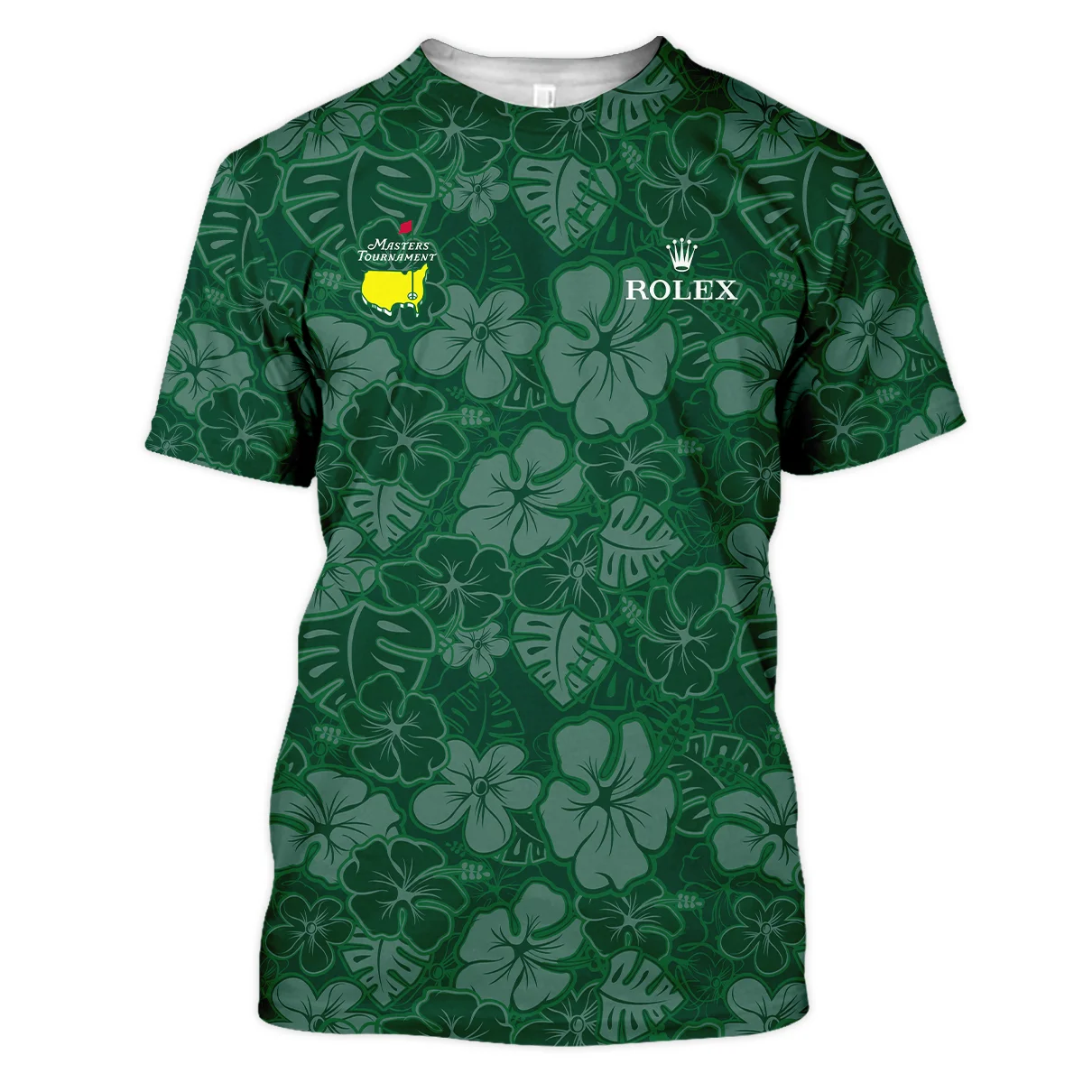 Masters Tournament Rolex Tileable Seamless Hawaiian Pattern Unisex T-Shirt Style Classic T-Shirt