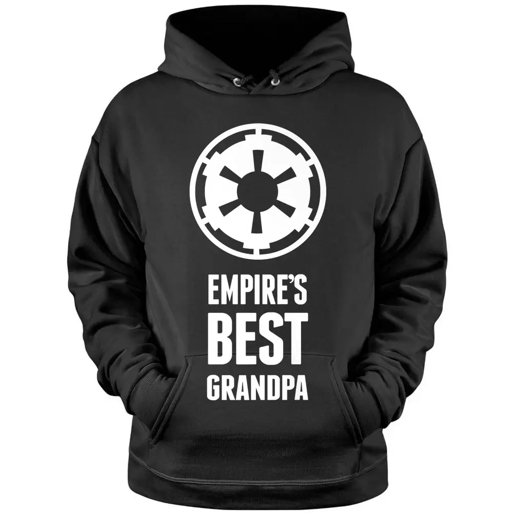 Mens Star Wars Empire's Best Grandpa Empire Logo Premium Pullover Hoodie