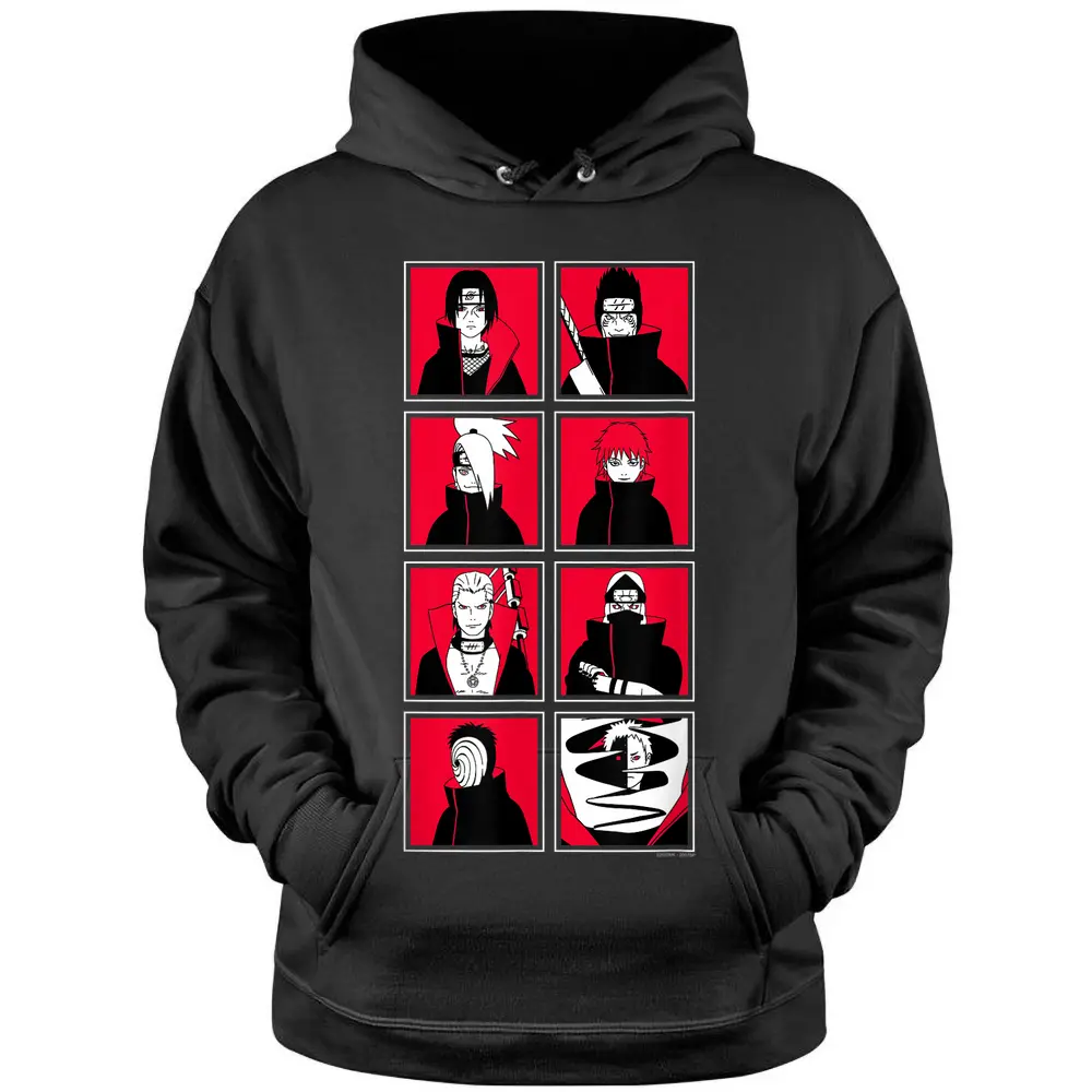 Naruto Shippuden Akatsuki Frames Pullover Hoodie