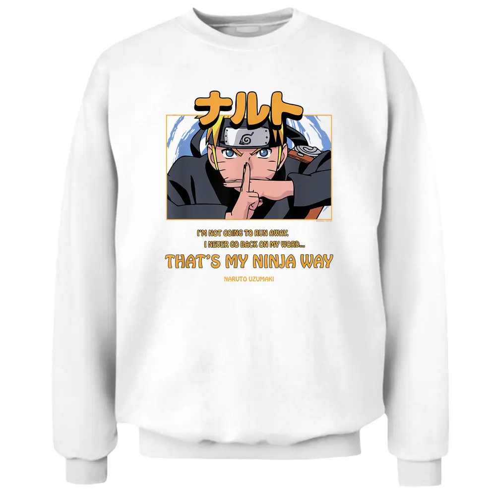 Naruto Shippuden Closed Caption Ninja Way Pullover Sweatshirt