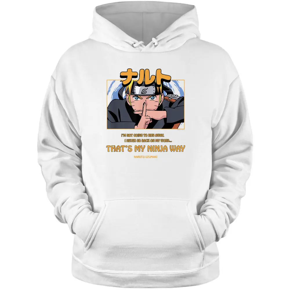 Naruto Shippuden Closed Caption Ninja Way Pullover Hoodie