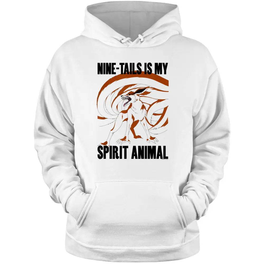 Naruto Shippuden Nine-tails Is My Spirit Animal Pullover Hoodie