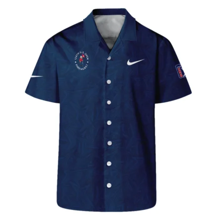 Nike 124th U.S. Open Pinehurst Stars Gradient Pattern Dark Blue Style Classic, Short Sleeve Polo Shirts Quarter-Zip Casual Slim Fit Mock Neck Basic