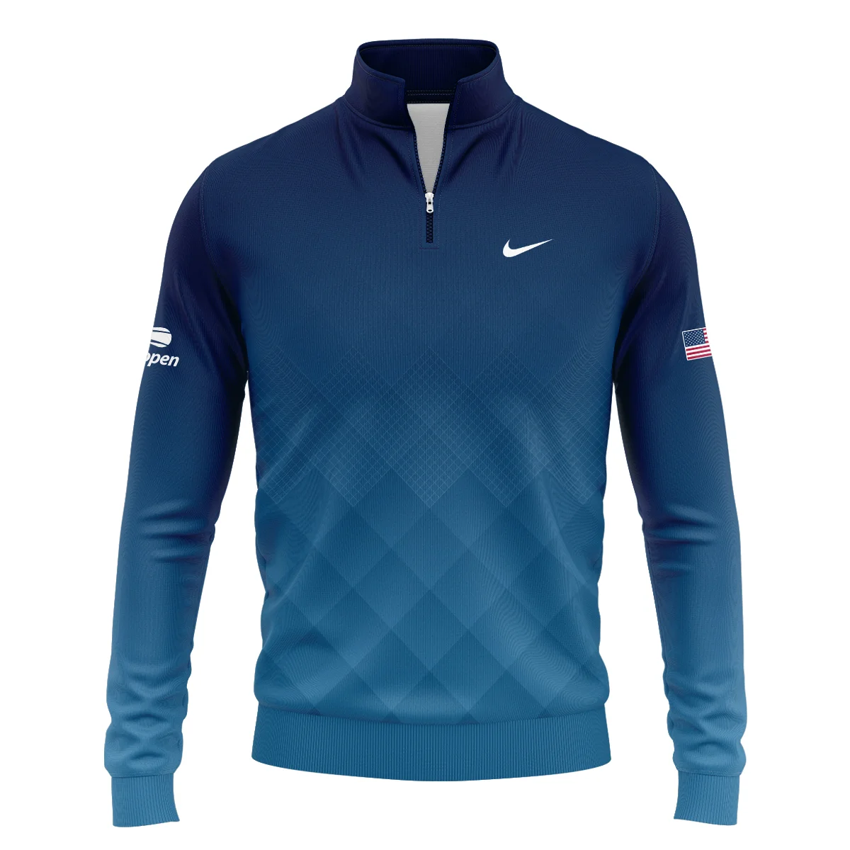 Nike Blue Abstract Background US Open Tennis Champions Hoodie Shirt Style Classic Hoodie Shirt