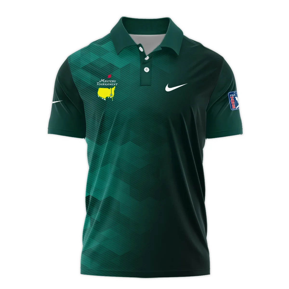 Nike Golf Sport Dark Green Gradient Abstract Background Masters Tournament Hawaiian Shirt Style Classic Oversized Hawaiian Shirt