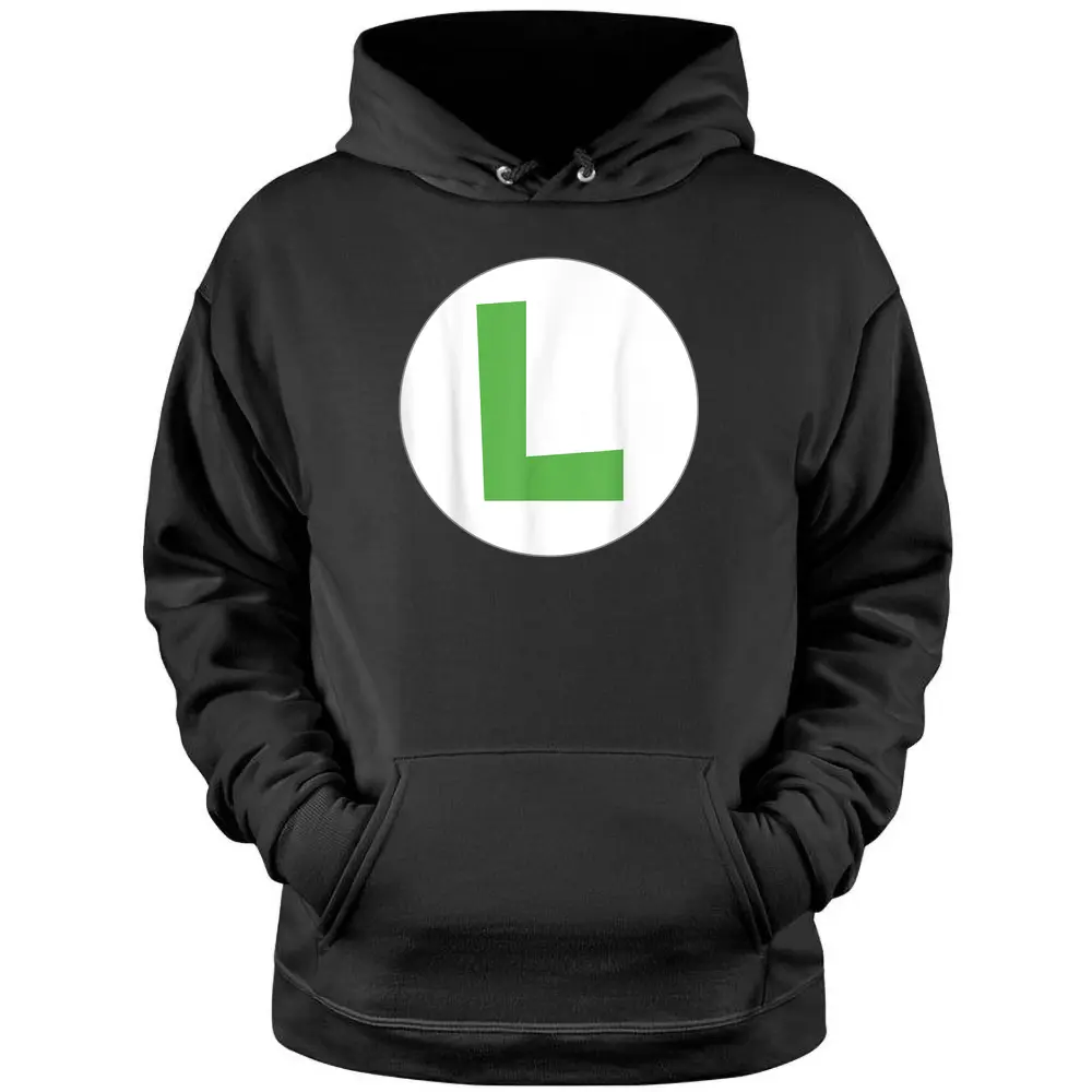 Nintendo Super Mario Luigi Icon Costume Pullover Hoodie