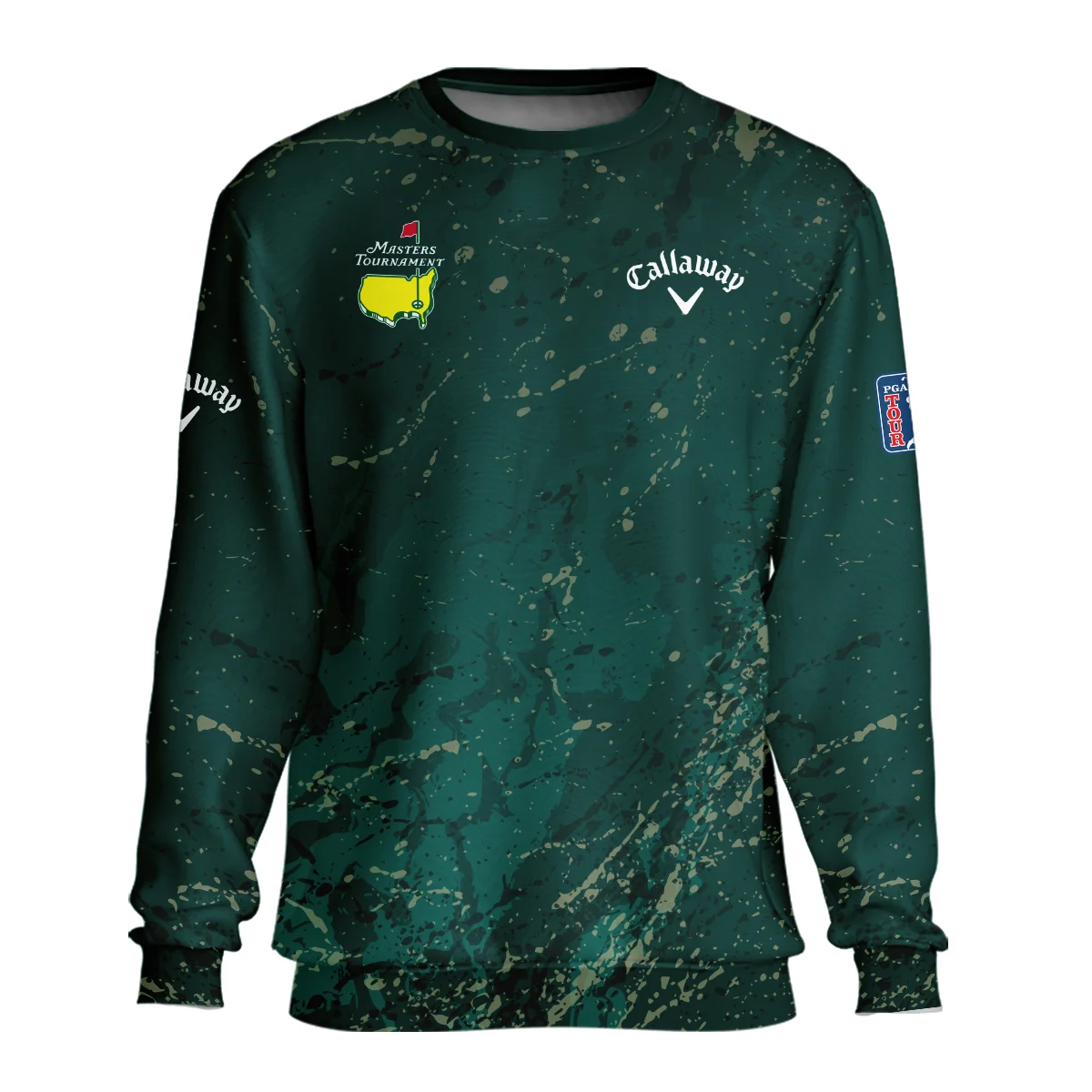 Old Cracked Texture With Gold Splash Paint Masters Tournament Callaway Hoodie Shirt Style Classic Hoodie Shirt