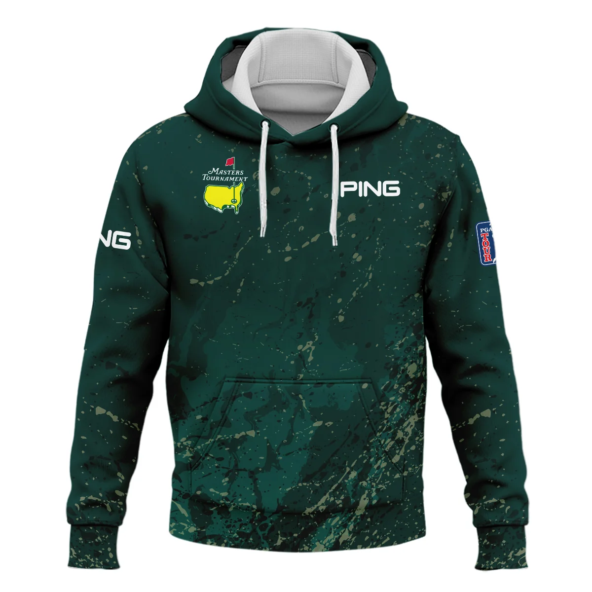 Old Cracked Texture With Gold Splash Paint Masters Tournament Ping Hoodie Shirt Style Classic Hoodie Shirt