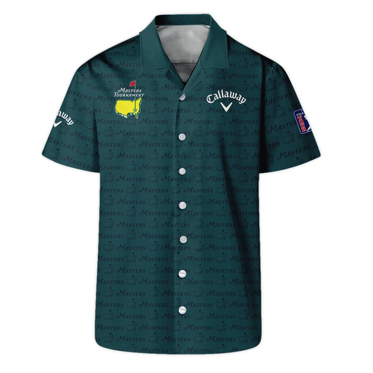 Pattern Dark Green Masters Tournament Callaway Hawaiian Shirt Color Green Oversized Hawaiian Shirt
