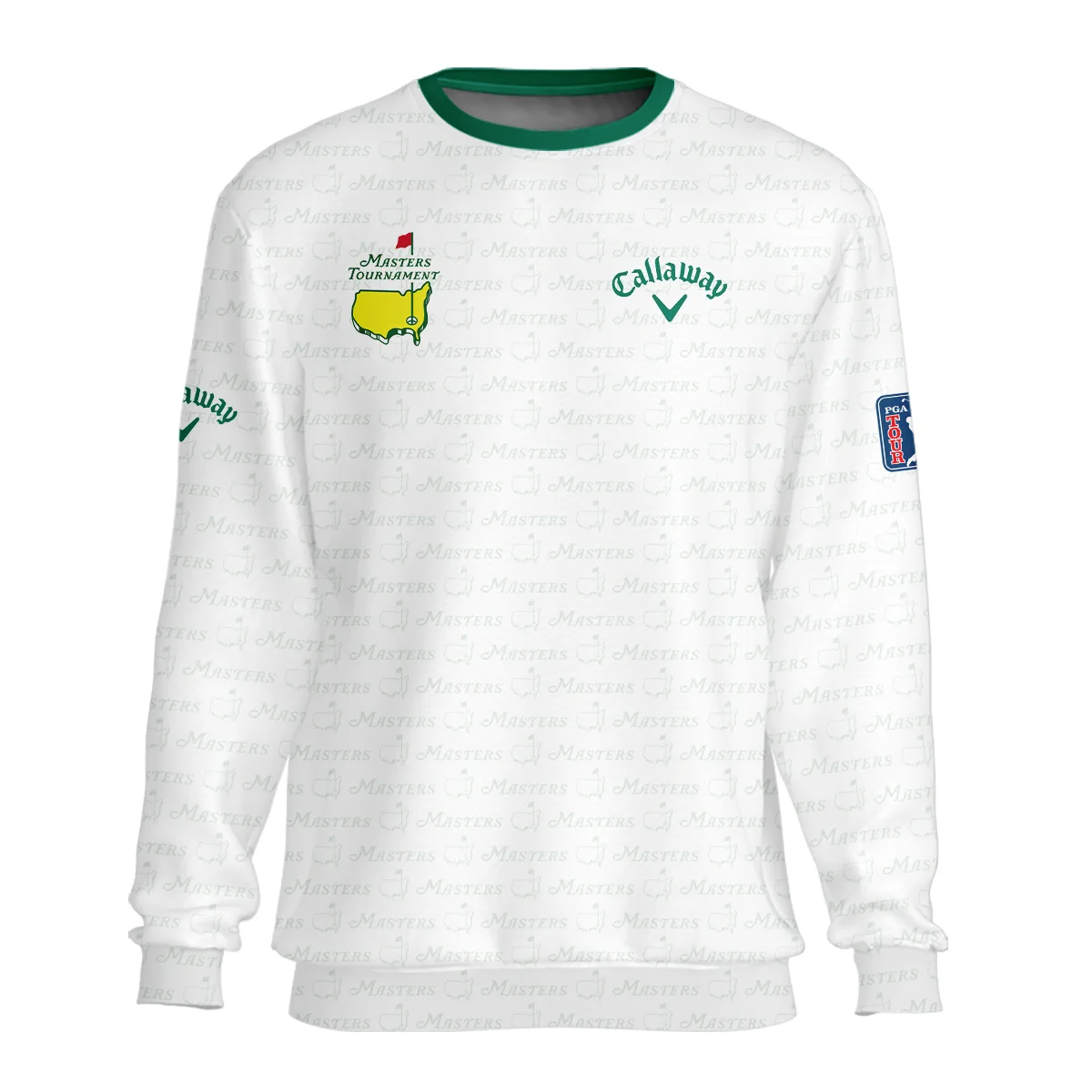 Pattern Masters Tournament Callaway Hoodie Shirt White Green Sport Love Clothing Hoodie Shirt