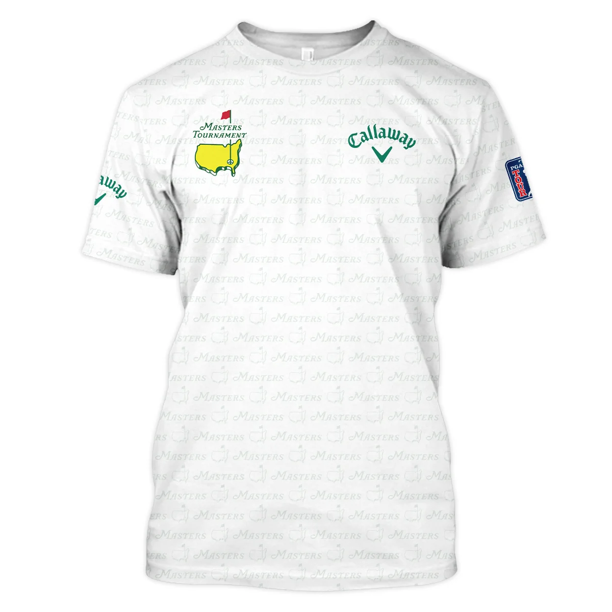Pattern Masters Tournament Callaway Zipper Hoodie Shirt White Green Sport Love Clothing Zipper Hoodie Shirt