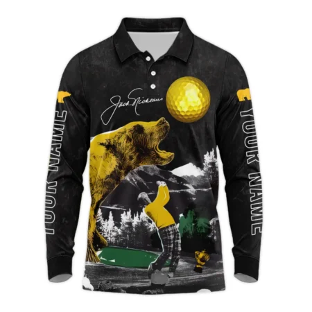 Personalized Name Golf Legends The Golden Bear Jack Nicklaus Zipper Hoodie Shirt Style Classic