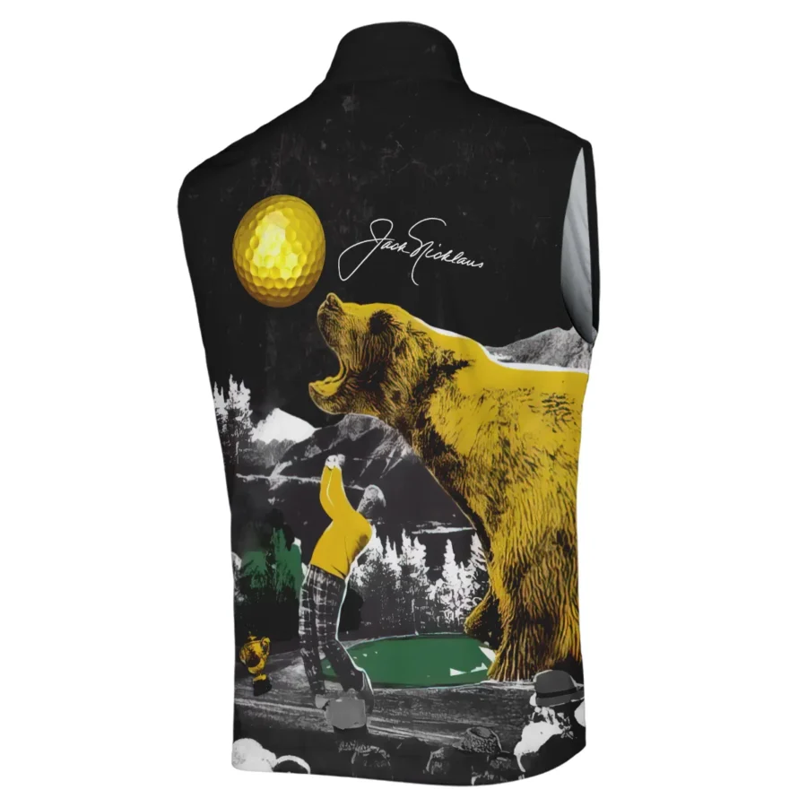 Personalized Name Golf Legends The Golden Bear Jack Nicklaus Sleeveless Jacket Style Classic