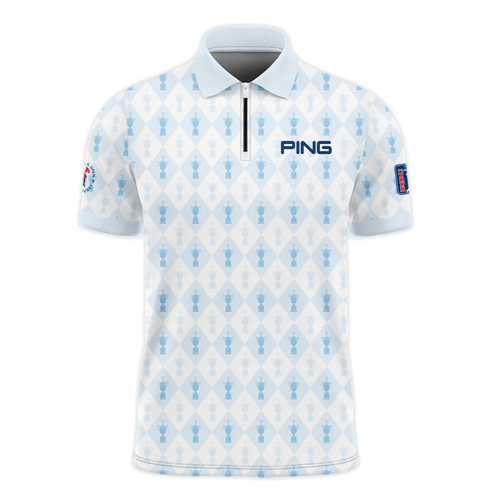 PGA Tour 124th U.S. Open Pinehurst Ping Hoodie Shirt Sports Pattern Cup Color Light Blue Hoodie Shirt