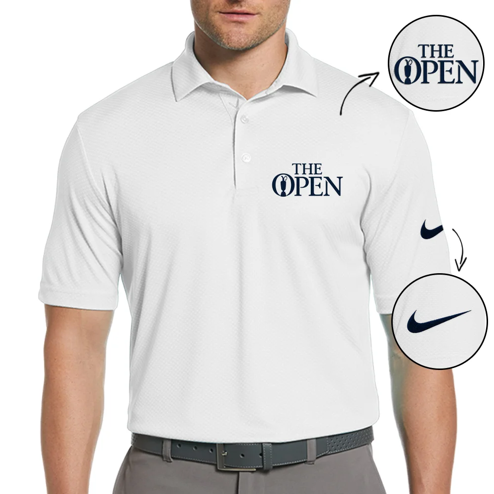 PGA Tour Embroidered Polo Nike The Open Championship Embroidered Apparel