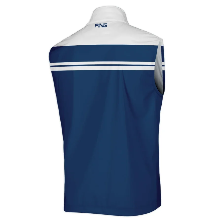 Ping 124th U.S. Open Pinehurst Blue Pattern Sport Sleeveless Jacket Style Classic