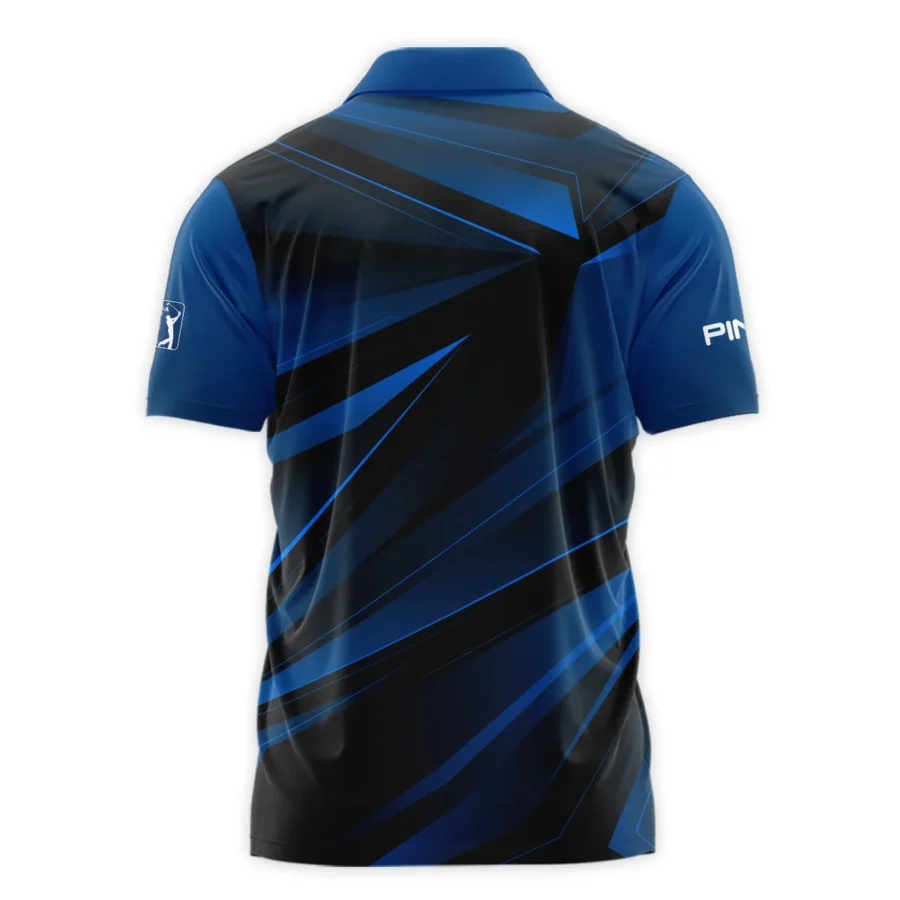 Ping 124th U.S. Open Pinehurst Dark Blue Gradient Sublimation Polo Shirt Style Classic