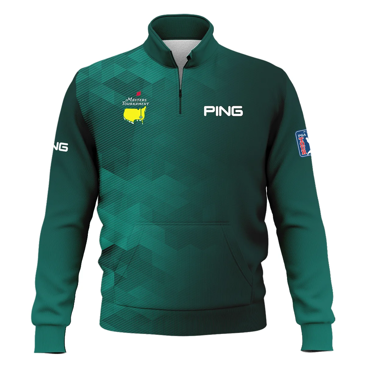 Ping Golf Sport Dark Green Gradient Abstract Background Masters Tournament Hawaiian Shirt Style Classic Oversized Hawaiian Shirt