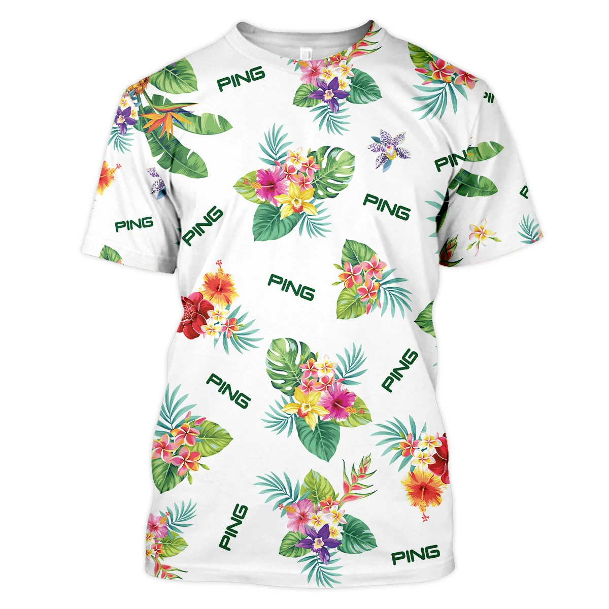 Ping Hawaiian Flower Unisex T-Shirt Style Classic T-Shirt