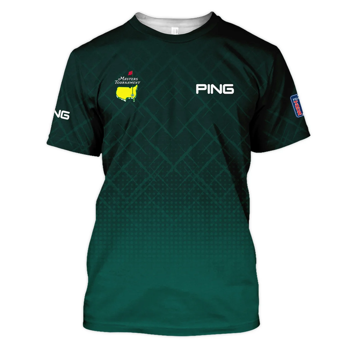Ping Masters Tournament Sport Jersey Pattern Dark Green Hoodie Shirt Style Classic Hoodie Shirt