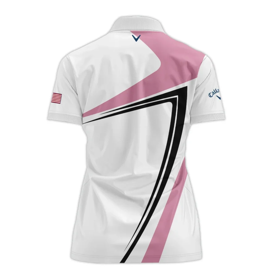 Pink Black Golf Pattern 79th U.S. Women’s Open Lancaster Callaway Short Polo Shirt