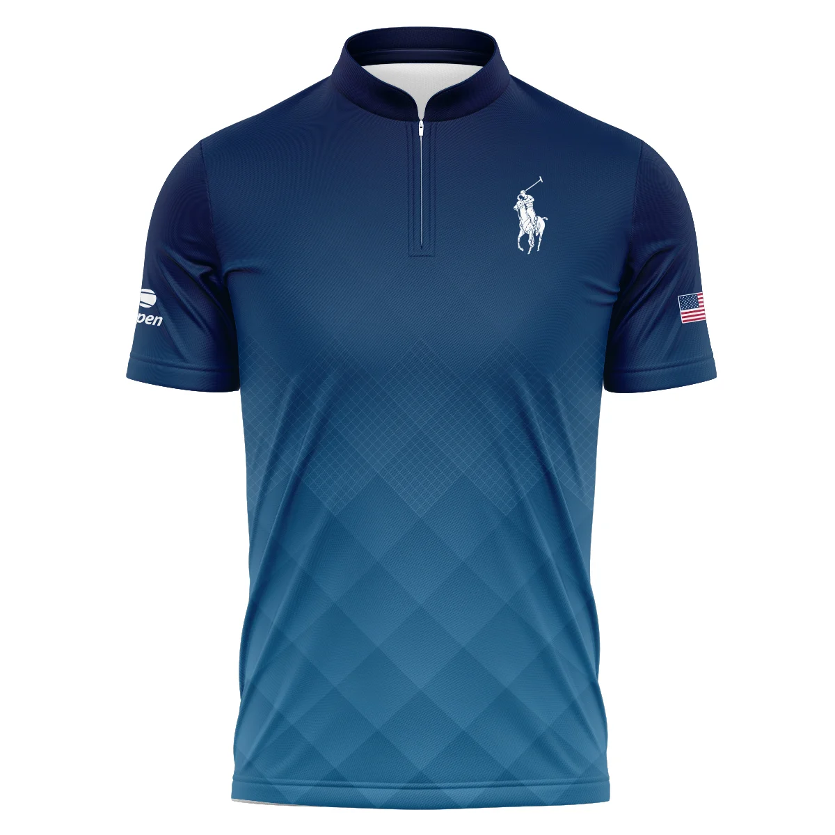 Ralph Lauren Blue Abstract Background US Open Tennis Champions Hoodie Shirt Style Classic Hoodie Shirt