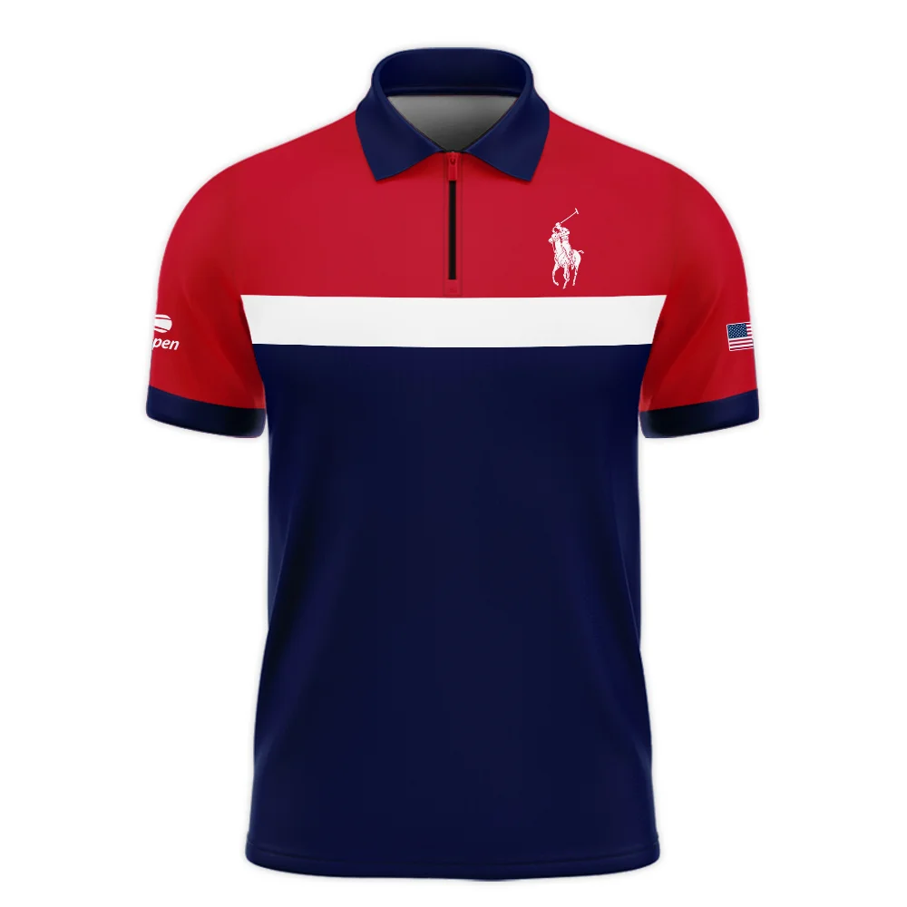 Ralph Lauren Blue Red White Background US Open Tennis Champions Unisex T-Shirt Style Classic T-Shirt