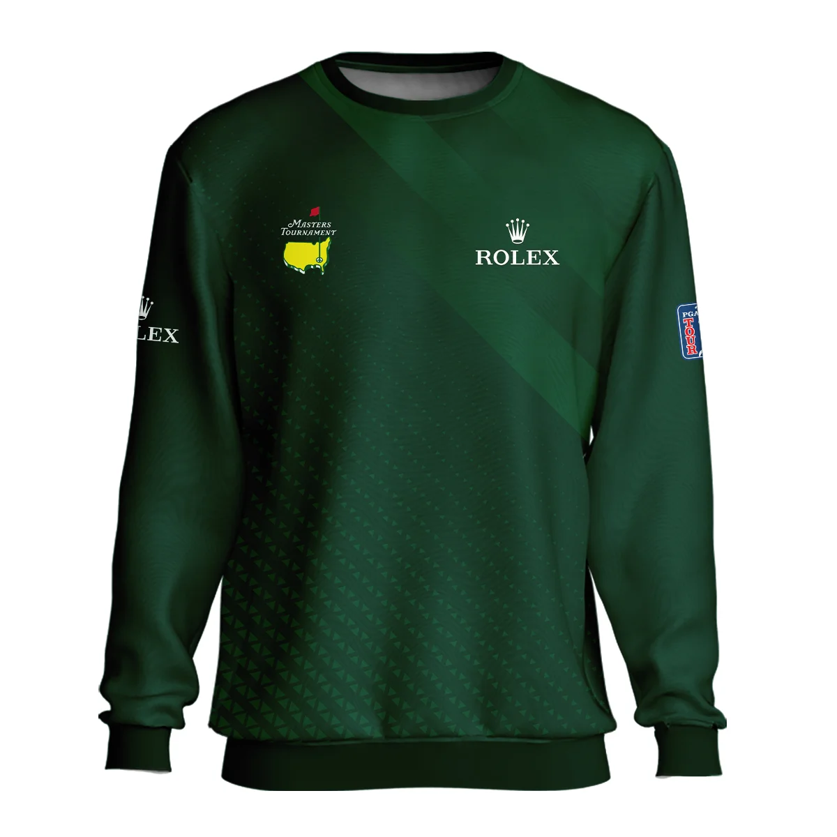 Rolex Gradient Dark Green Abstract Pattern Masters Tournament Unisex Sweatshirt Style Classic Sweatshirt