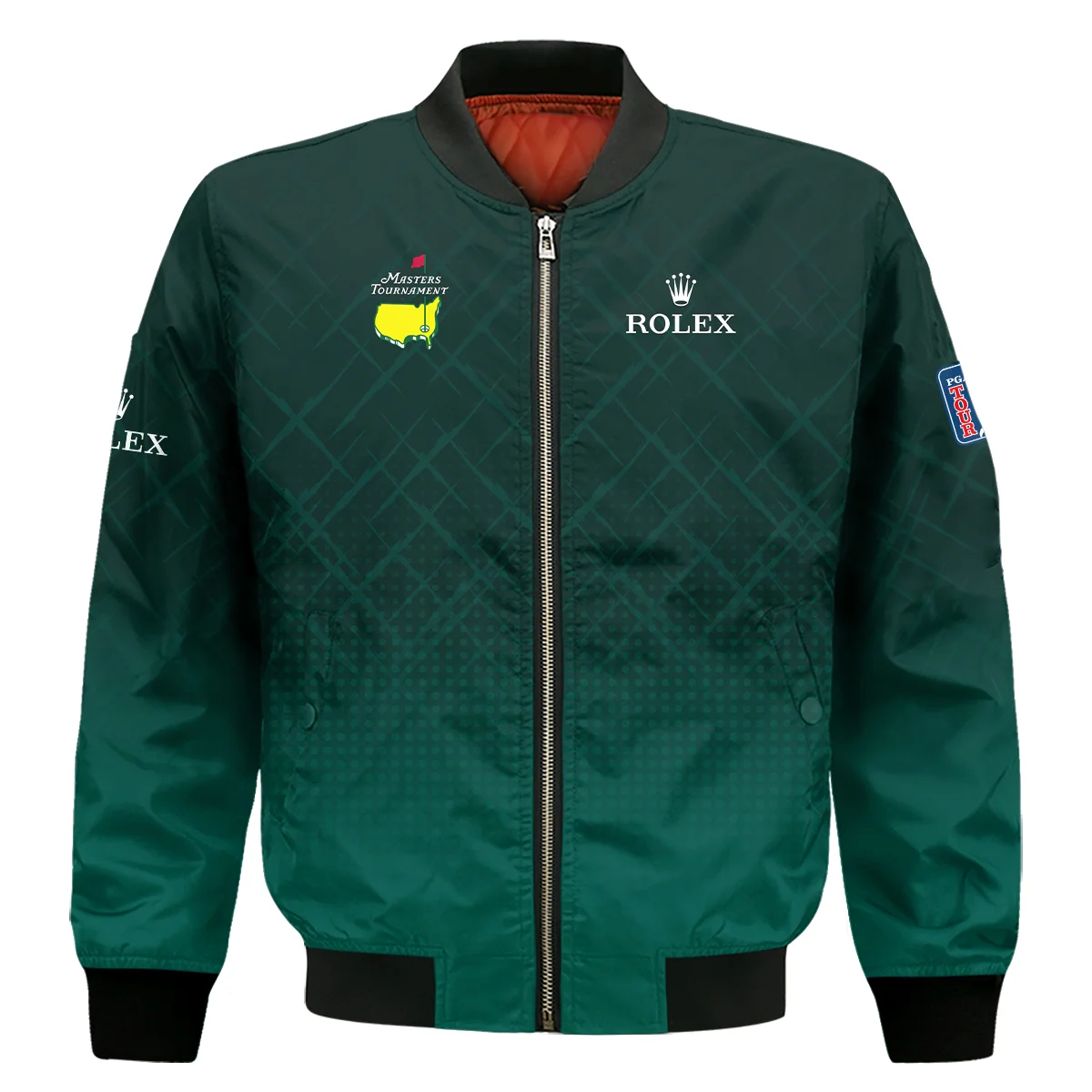 Rolex Masters Tournament Sport Jersey Pattern Dark Green Hawaiian Shirt Style Classic Oversized Hawaiian Shirt