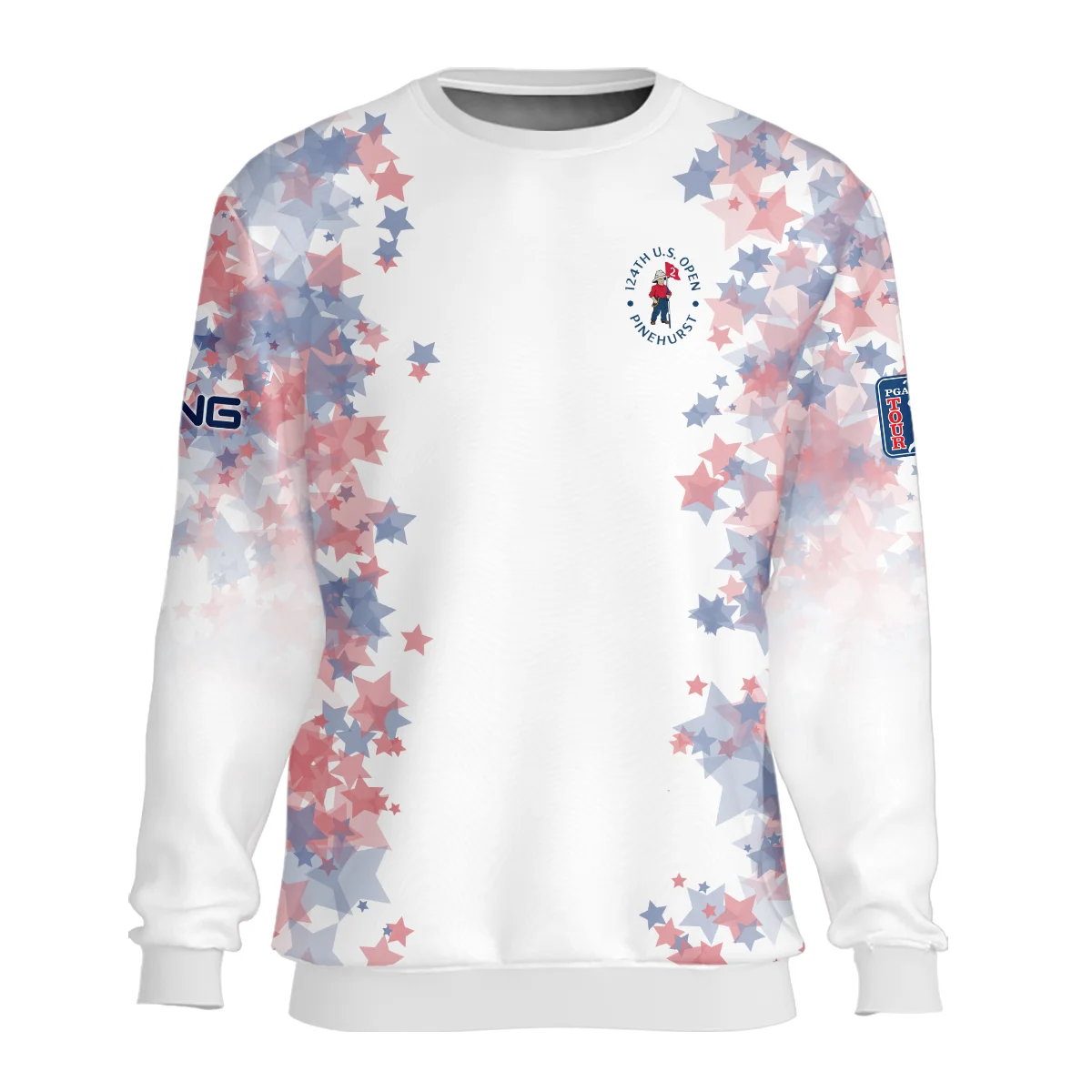 Special Version 124th U.S. Open Pinehurst Ping Unisex Sweatshirt Coloured Stars Sweatshirt